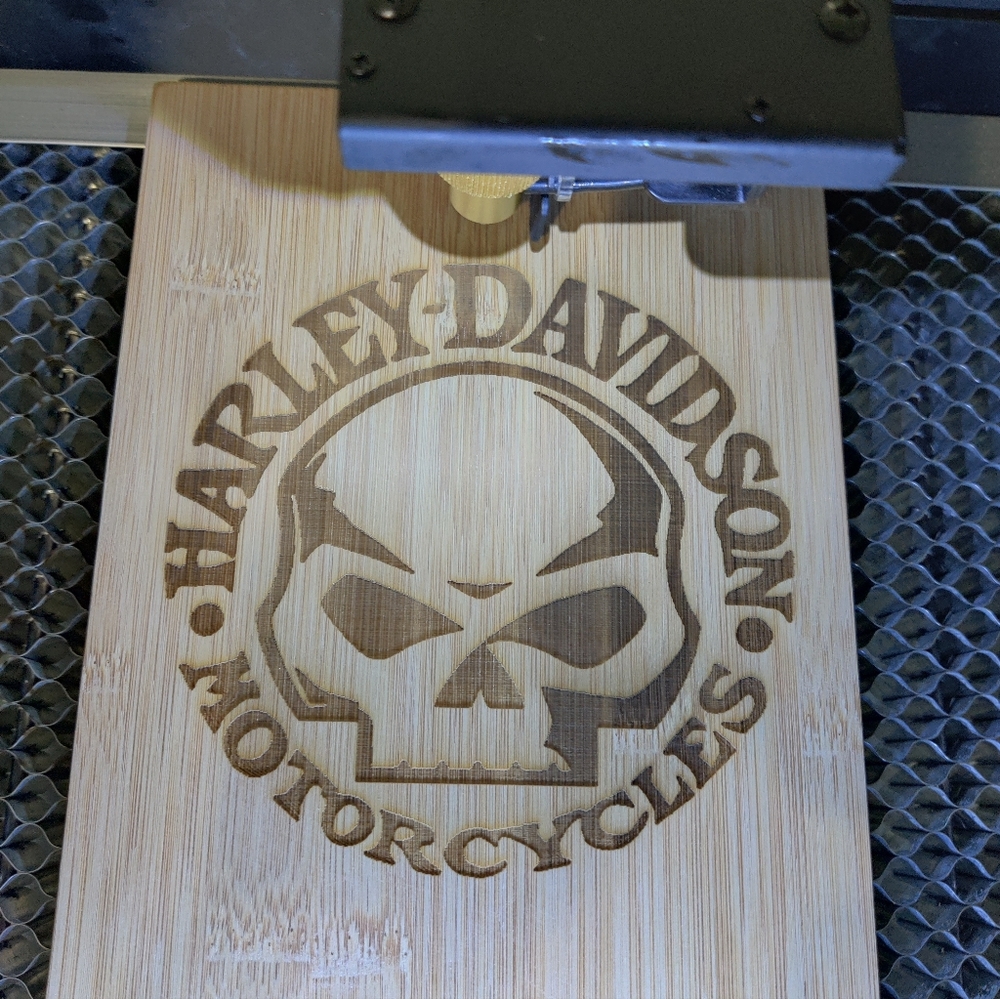 Willie G skull cutting board